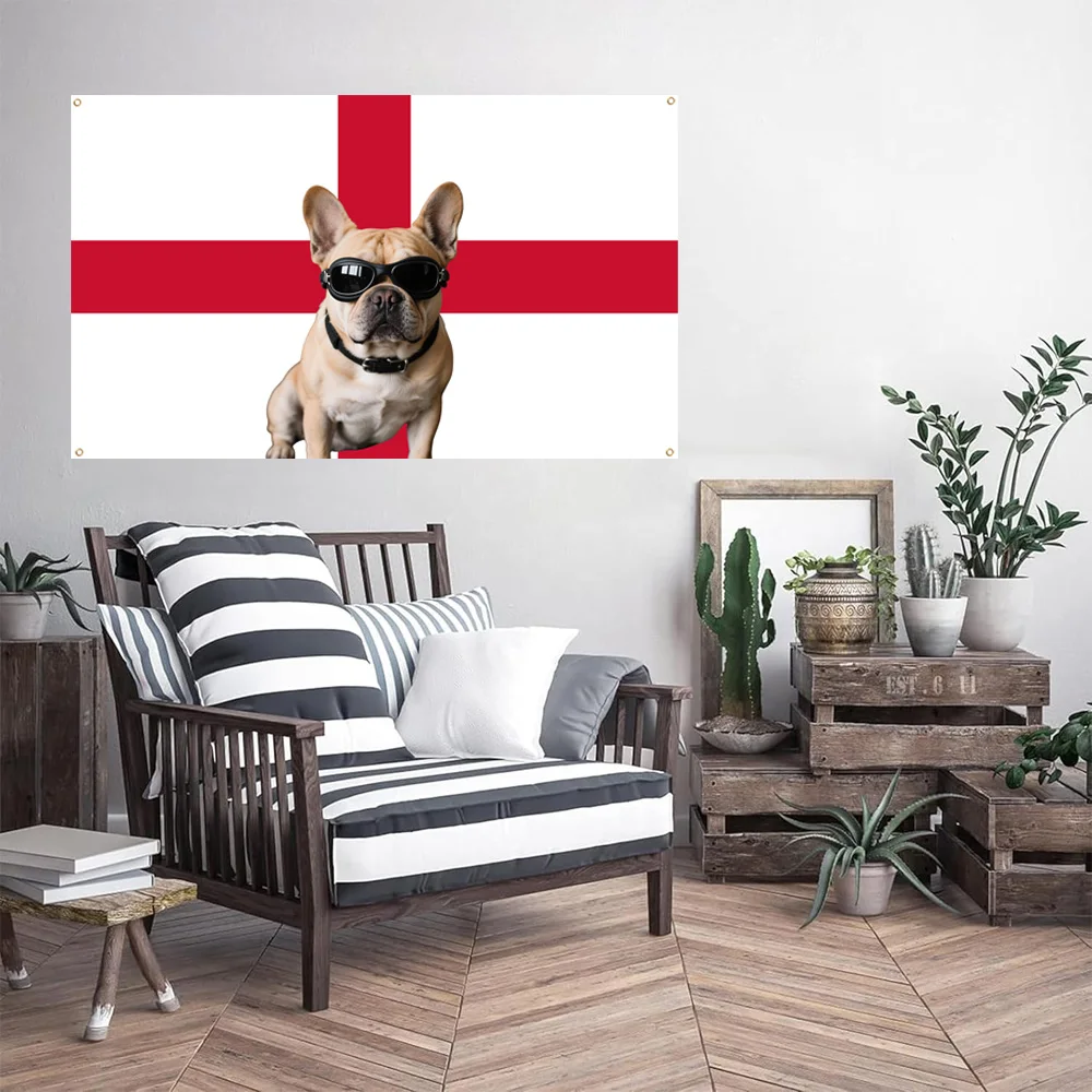 1pc 2D FLAT Personalize England Tapestry - England Banner Decoration with Customizable Picture, Ideal for Home Unique Design view 2