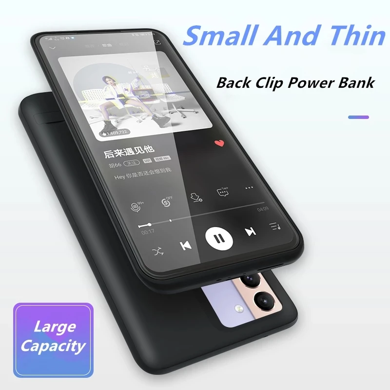 S21 Battery Charger Case For Samsung Galaxy S21 Ultra portable Extended charging case For Galaxy S21 Plus FE Power bank case 5G