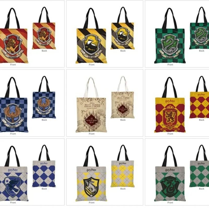 

Hot Harries and Potters Series Shoulder Bag Cartoon Creativity High-capacity Printing Canvas Handbag Shopping Bag Birthday Gift