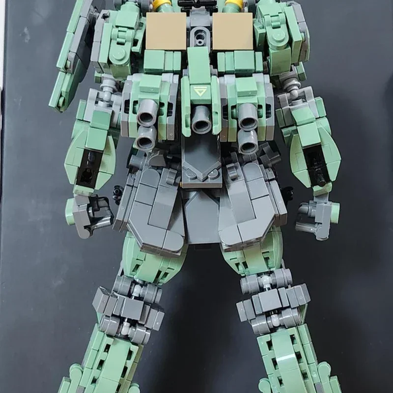 

Military Weapon Model Moc Building Bricks Green Mech Type 2 Technology Modular Blocks Gifts Christmas Toys DIY Sets Assembly