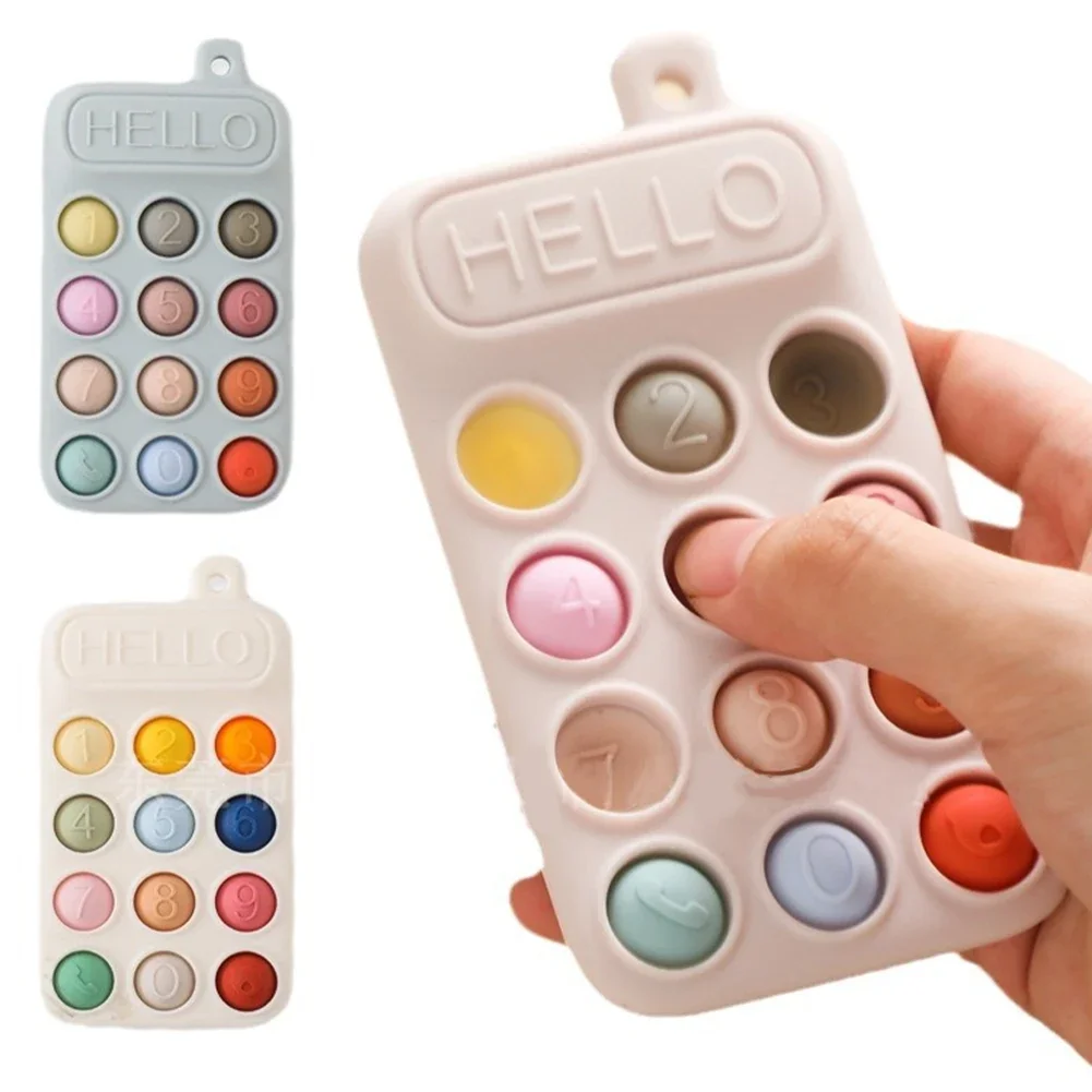 

Telephone Sleeping Pacifier Clip Bracelet Baby Phone Teether Toy Simulation Phone Toys Early Educational Learning Toy Kids Gifts