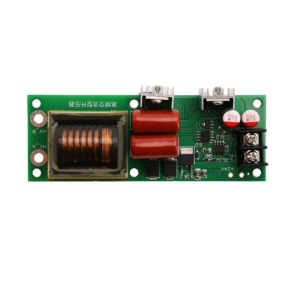 12V/24V to 1KV/2KV Boost Step up High Voltage Inverter Electrostatic Generator Module 48W Pulse Arc Voltage Doubler