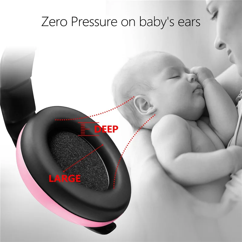 Noise Cancelling Headphones For Baby Ears Protection Baby Accessories Kids Sleep Ear Stretcher Anti Nose Infant Baby Earmuffs