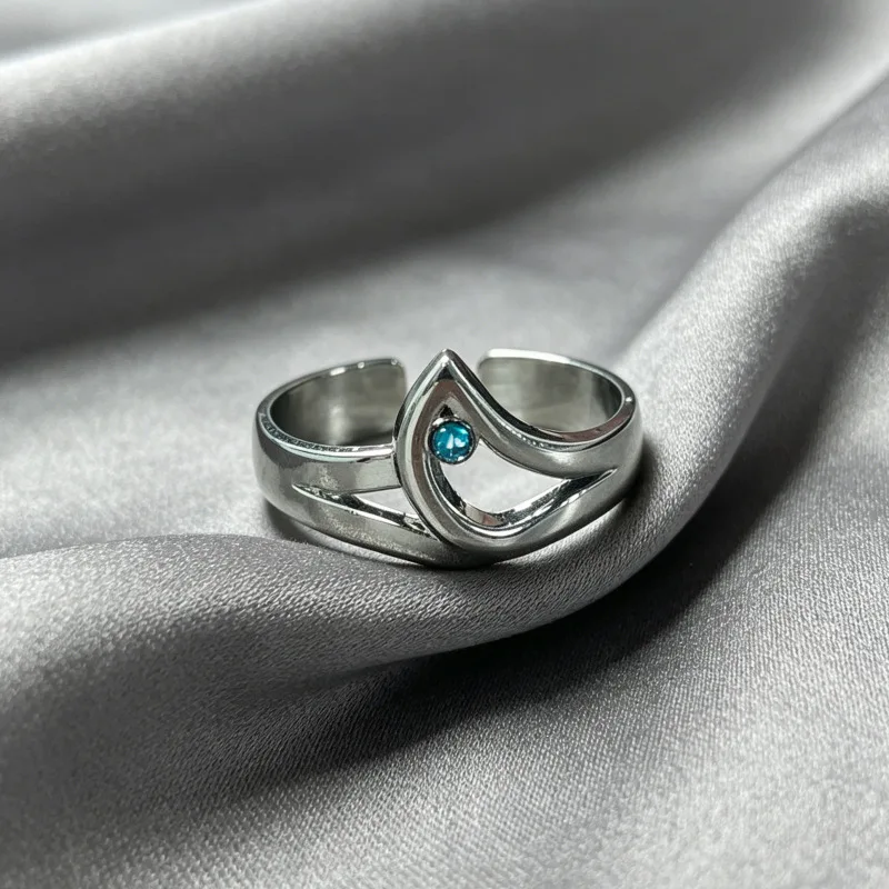 Shengqi Ring Doujin Original Two-dimensional Cos Metal Jewelry Versatile Adjustable Ring Creative Game Merchandise