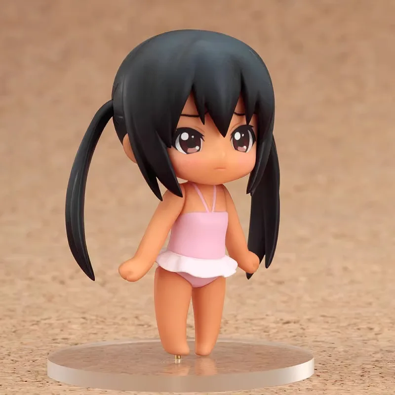 100% Original GSC K-ON Qversion Mini Akiyama Mio Nakano Azusa Hirasawa Yui Anime Action Figure Model Gift Ornament Collection