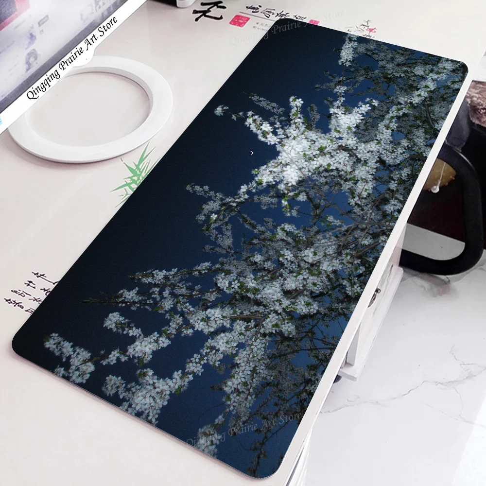 

Nature Flowers Forest Spring Mousepad Mouse Mat Desk Mat With Pad gaming accessories Prime Gaming XXL Keyboard Pad