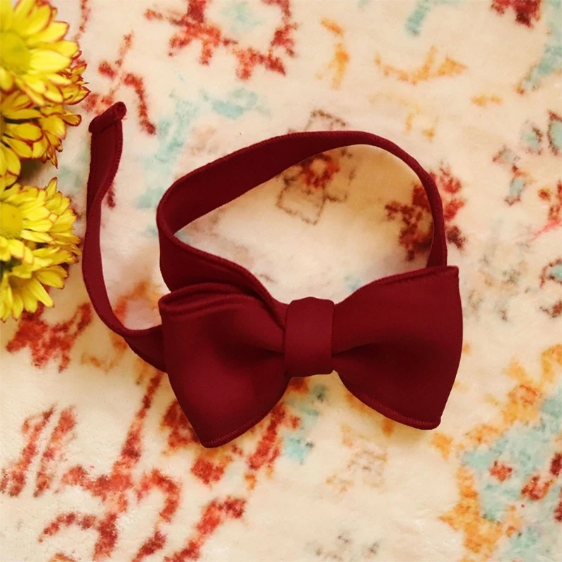 Bowknot Hair Band Soft Headwear for Girl Infant Headbands Toddlers Newborns Hairbands Hair Accessory Photography Props image 6