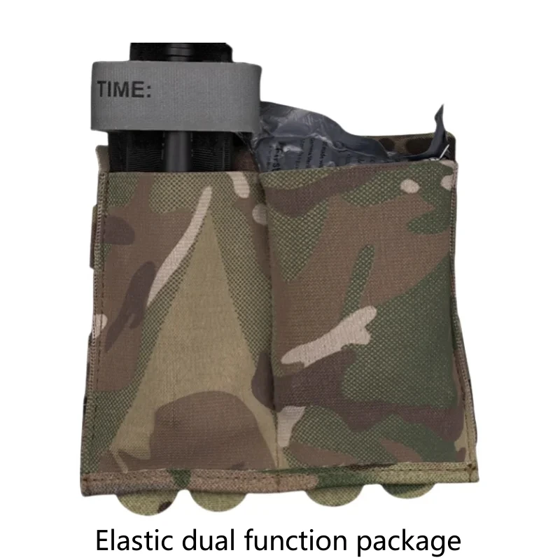Lightweight elastic dual function package MOLLE mounting universal magazine bag