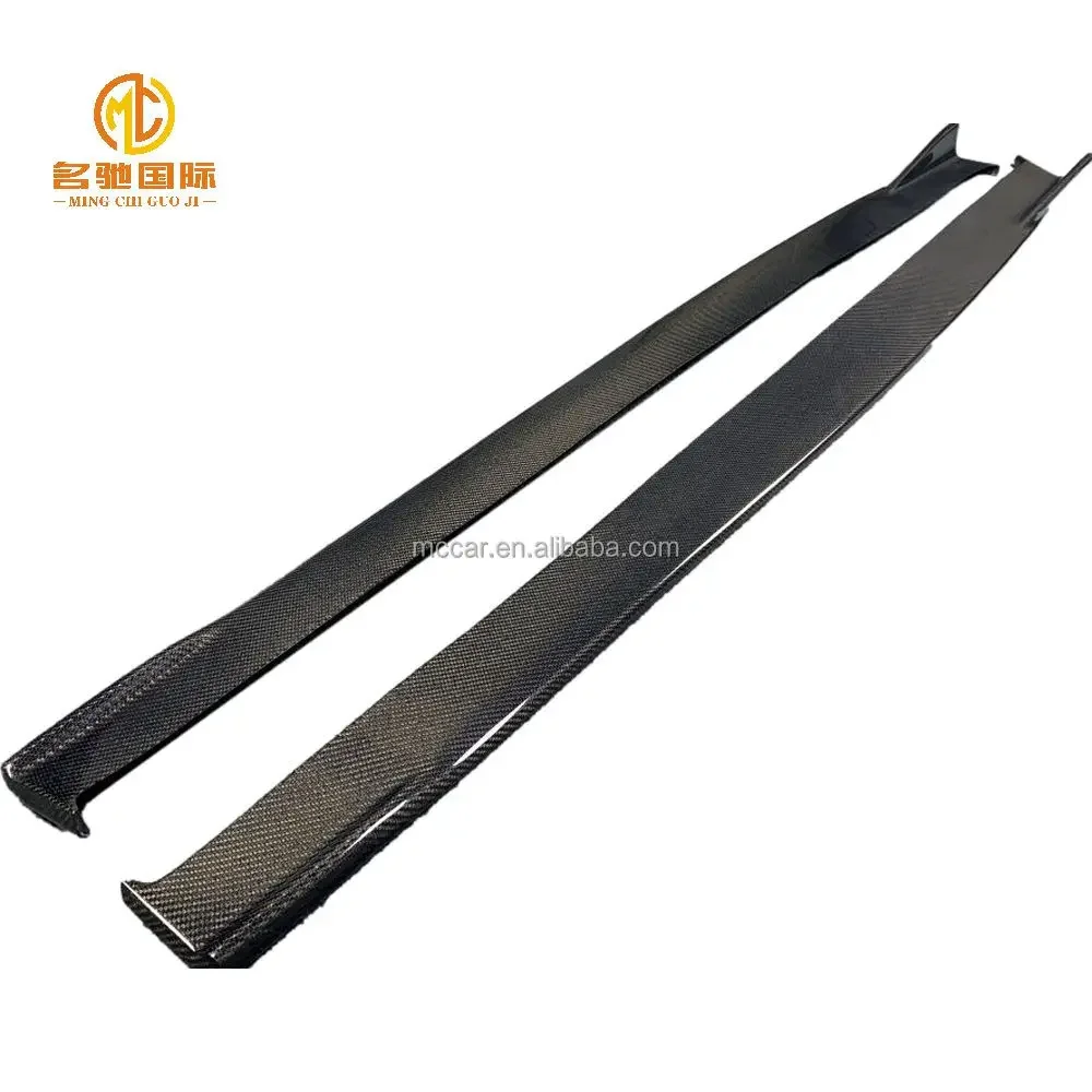 Carbon fiber car bumper side skirt For Lexus RC side skirt