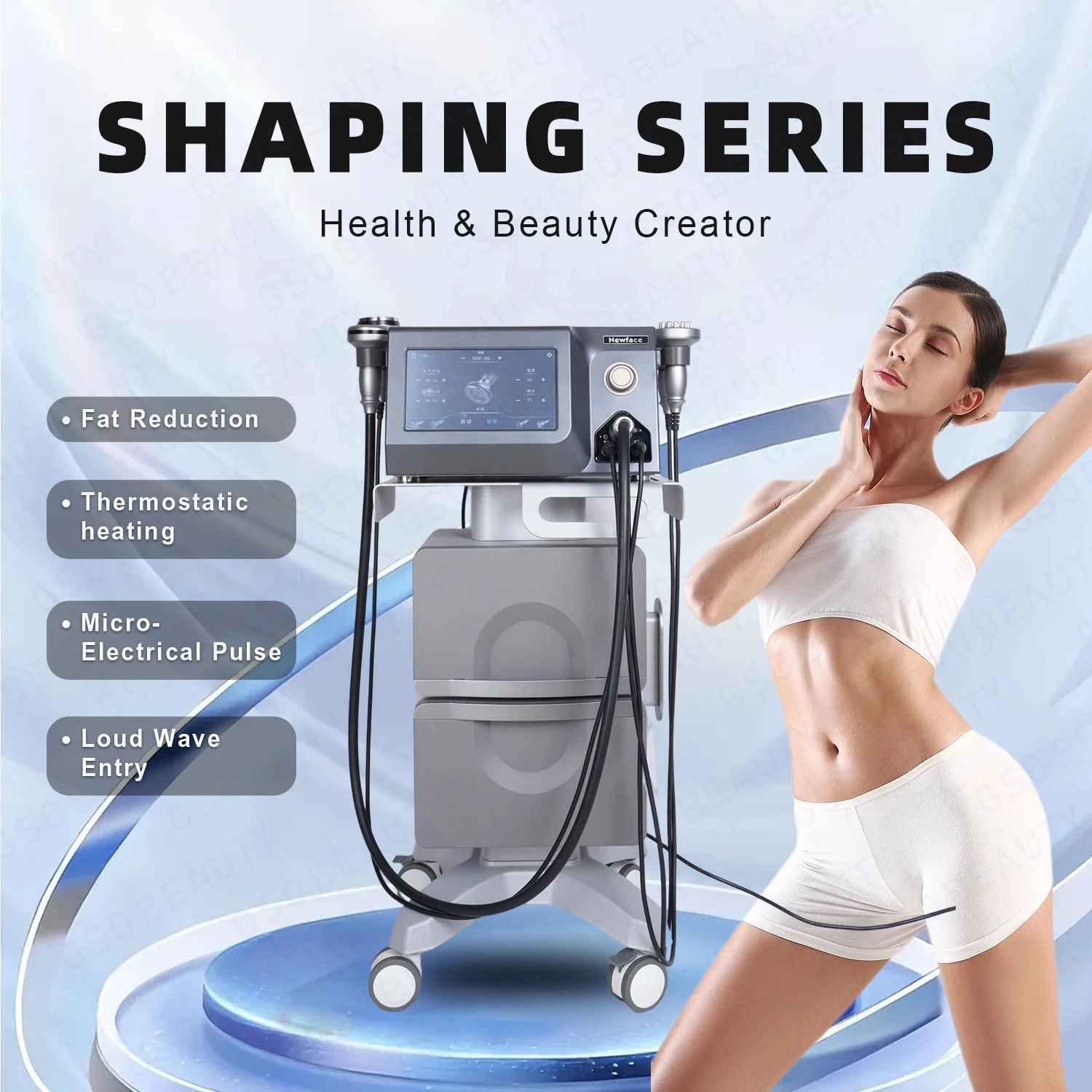 The latest four-in-one vacuum radio frequency shaping machine for fat burning, weight loss and slimming in 2026, 40k cavitation