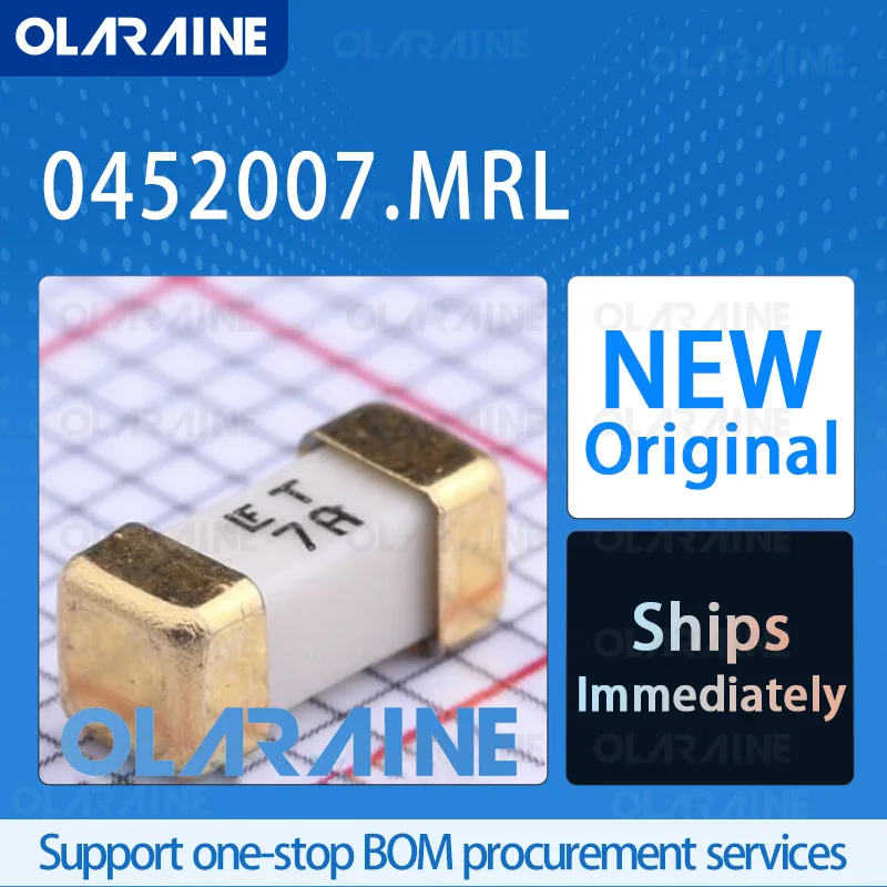 

10/50/100 шт. 0452007.MRL SMD оригинальный 100% новый предохранитель для поверхностного монтажа 72 В переменного тока 7 А 0,0105 Ом 452 NANO2
