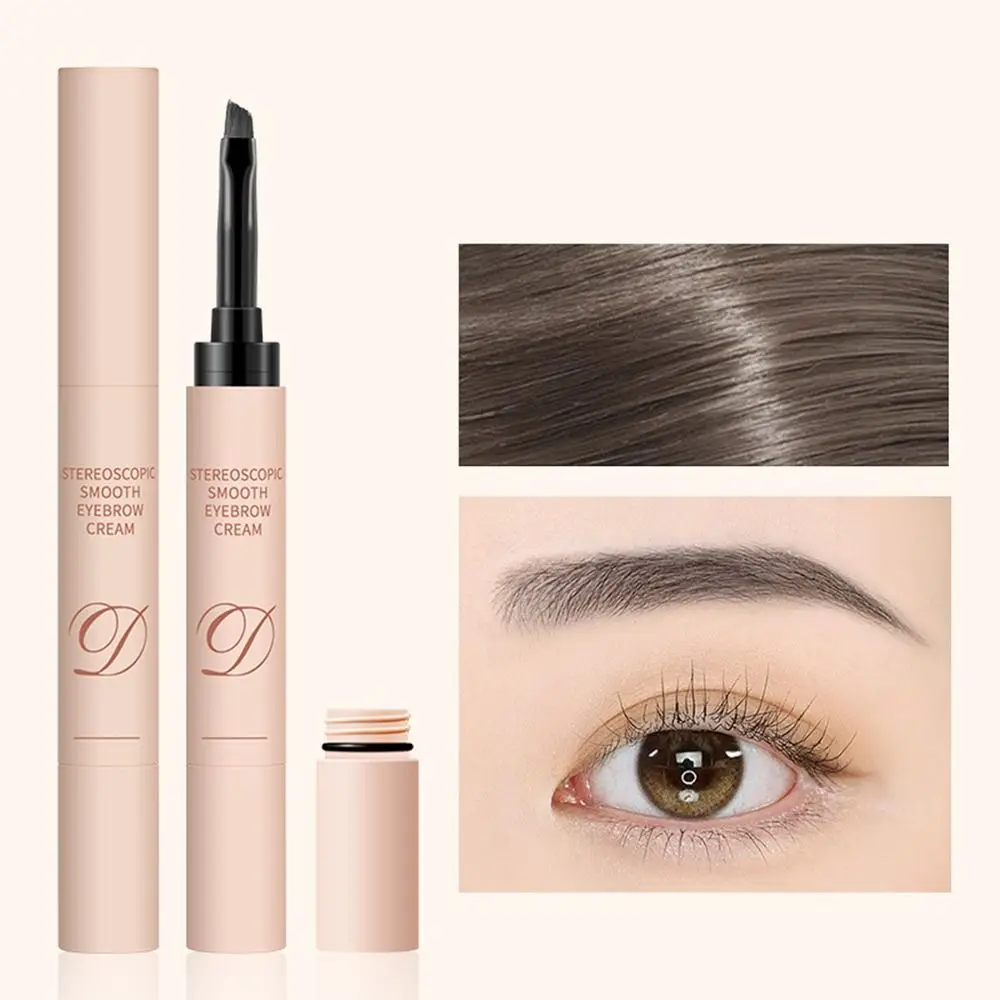 Crema para teñir cejas de larga duración, crema de Gel para cejas resistente al agua y al sudor, lápiz de cejas multifuncional a prueba de manchas para mujer