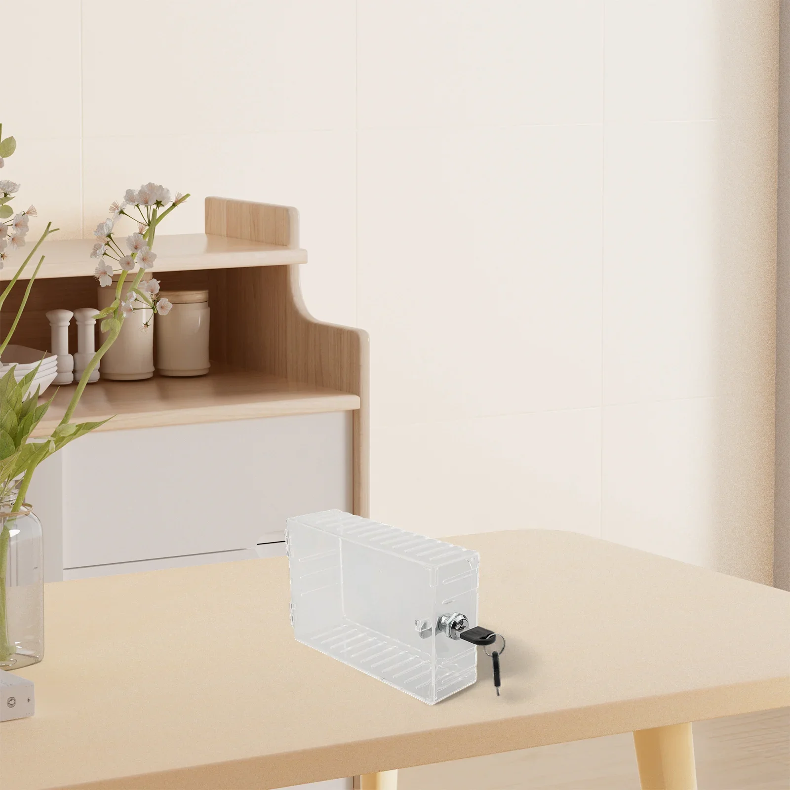 

Acrylic Thermostat Lock Box for Homes and Businesses Features 2 Keys and Easy Installation for Added Protection