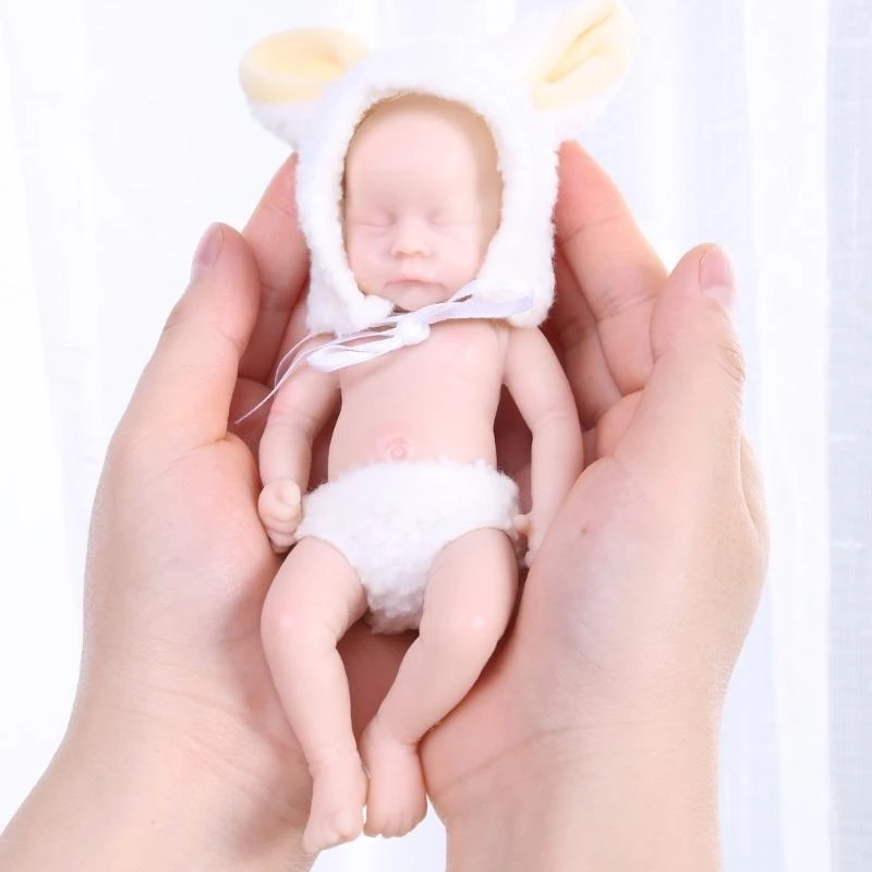 

C9GB Paswable Baby Doll Life, как игрушечная кавказская девочка кукла малыши, успокаивающая игрушка 15 см.