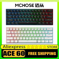 Mchose Ace 60Pro Magnetic Switch Mechanical Keyboard 8K TTC Magnetic Low Delay E-Sports Gaming Keyboard RGB PC Gamer Accessories