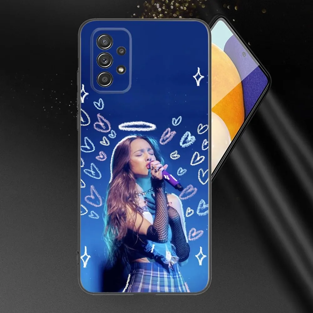 Singer O-OliviaS R-RodrigoS-S Phone Case For Samsung Galaxy A13,A21s,A22,A31,A32,A52,A53,A71,A80,A91 Soft Black Phone Cover