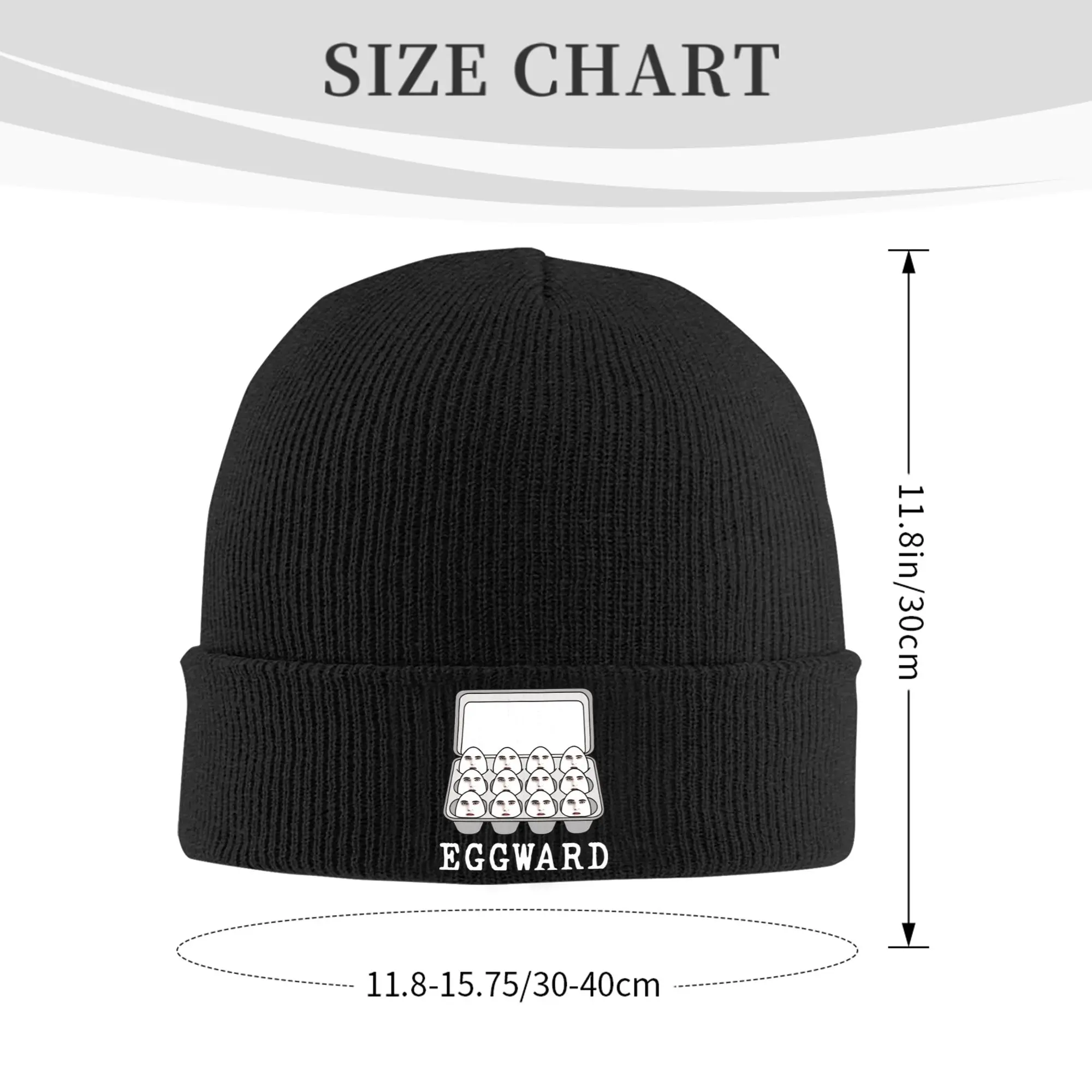 Eggward Silly Meme Parody Egg Edward Beanie Hat Knitted Skull Caps For Unisex  Winter Warm Knit Skullies Beanie Cap
