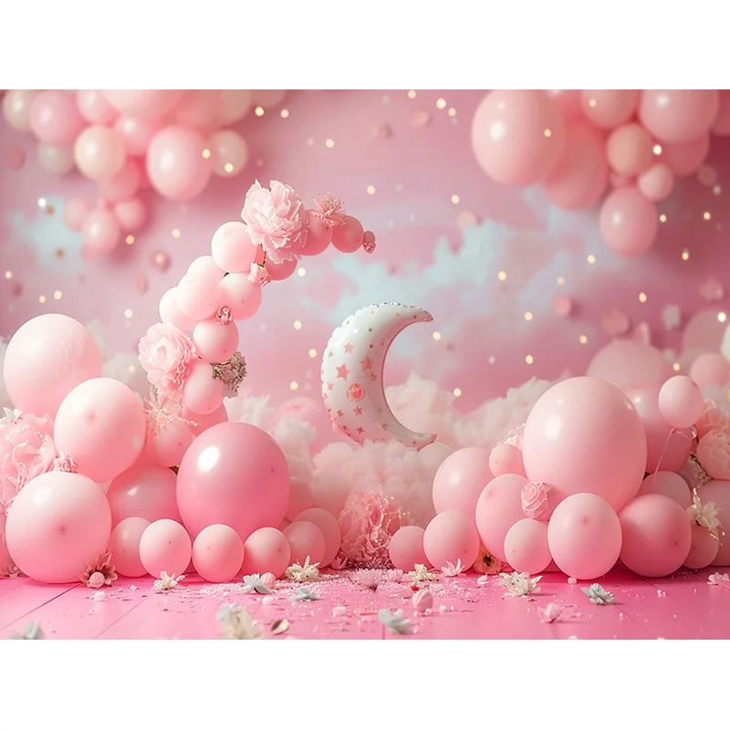مستلزمات خلفية للتصوير الفوتوغرافي لغرفة الطفل ، تصوير عيد ميلاد سعيد ، ديكورات حفلات لحديثي الولادة ، قوس بالونات ، مظهر زهور ، خلفية صور ، ، ، ، ، من
