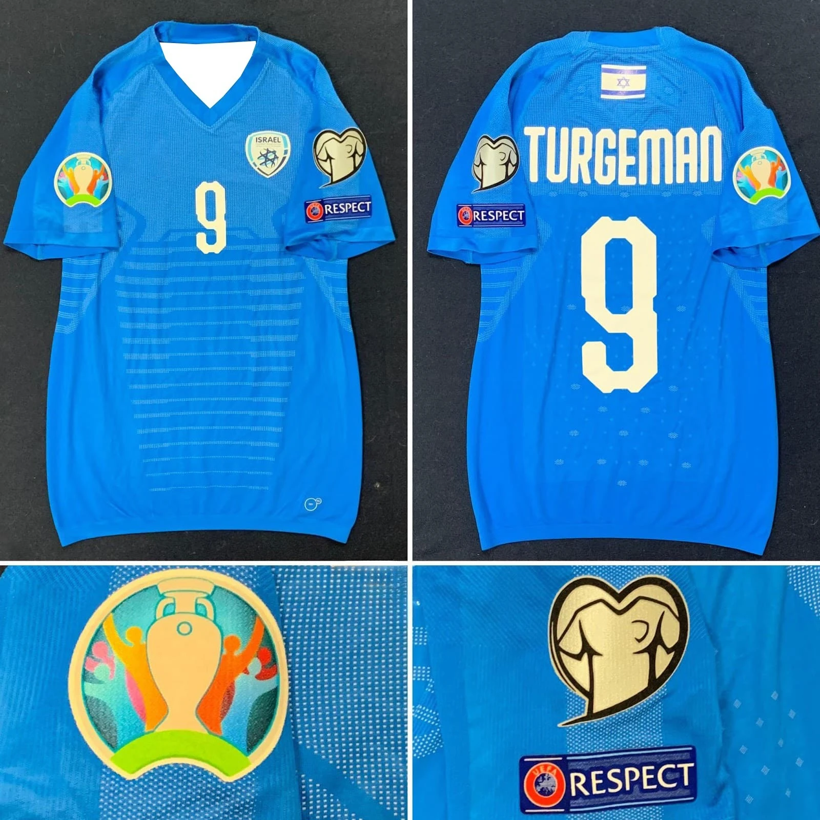 

Classic Vintage Men's Quick Drying T-Shirt Israel- Third 2019_20 Alon Turgeman #9 Comfortable Sports Breathable Top Moto