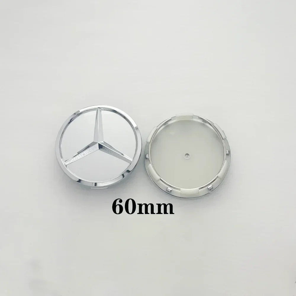 4pcs 60mm Car wheel Hub Cap Emblem badge logo for Mercedes Benz A B C E Class CLA GLC W205 W212 W213 W176 W177 X253 W117 W204