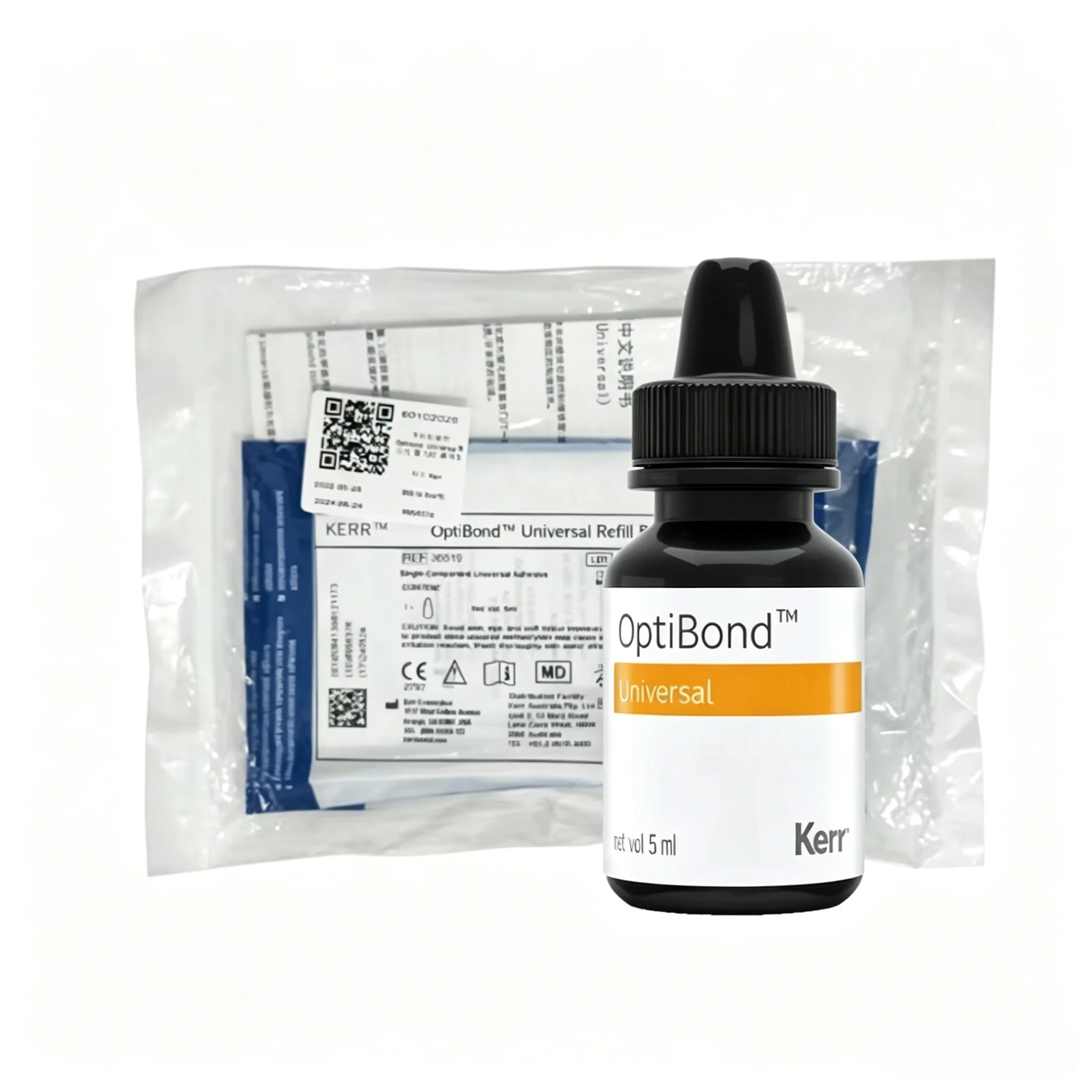 

Kerr OptiBond Universal Bonding Agents Kerr 36519 5ml Dental Adhesive Single-Component Universal Dental Bonding Agent