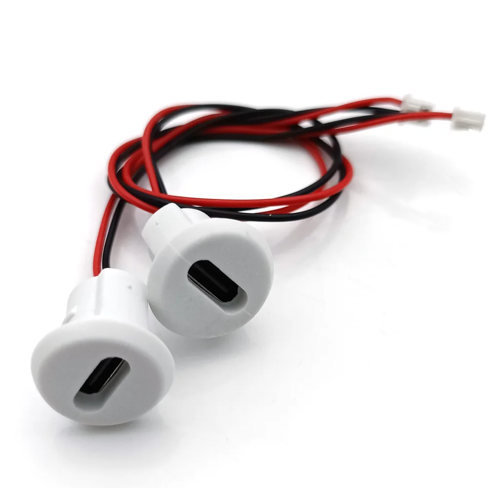 USB C To 1.25mm 2Pin charging socket USB TYPE-C female Jack type C waterproof Cable charging socket with 1.25mm terminal