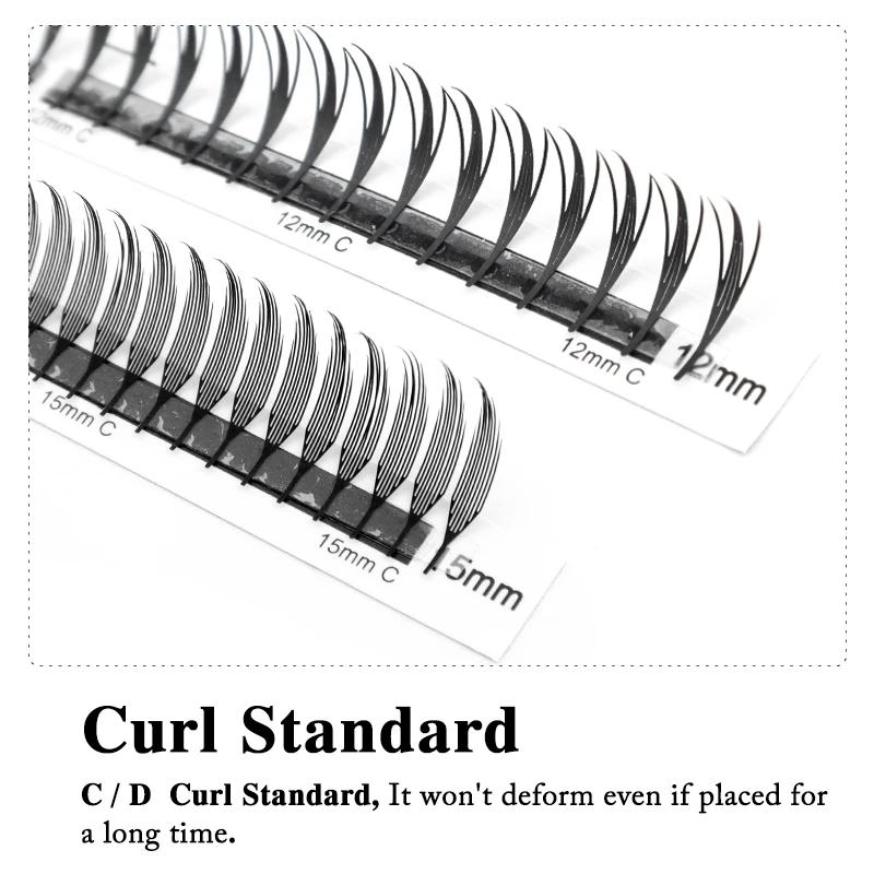 Winky Beauty – faux cils en flocons Super fins, Ultra naturels et volumineux, 3D bouclés, préfabriqués, sans grappes