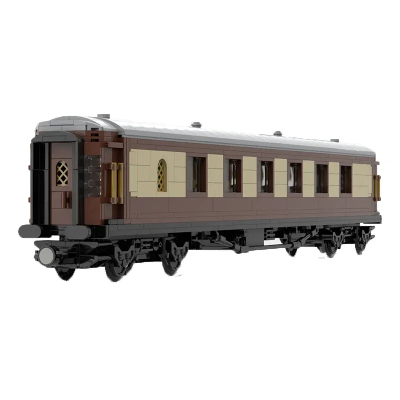 شعبية أنيمي نموذج MOC قوالب بناء السكك الحديدية لمسافات طويلة مدرب وحدات التكنولوجيا هدايا ألعاب أطفال دعوى عطلة تجميع