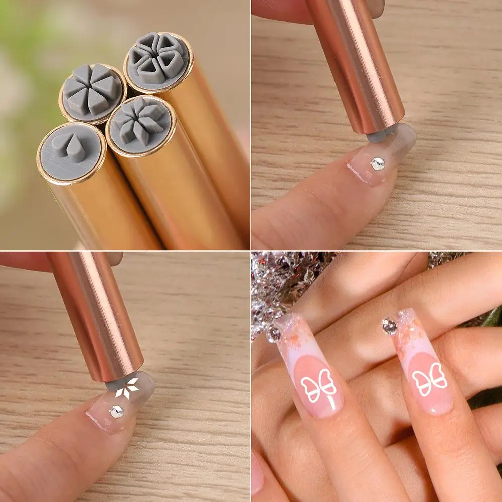 26 pçs/set Nail Art Stamp Pen Set Borboleta Padrão Prego Graffiti Caneta Flor Pintura Desenho DIY Ferramentas Da Arte Do Prego