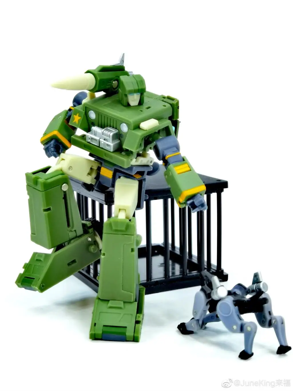 Transformação MS-TOYS MS-B31 MSB31 MS-B31A MSB31A Detective Hound Jeep G1 Escala Voyager Robot Action Figure Toy Com Caixa