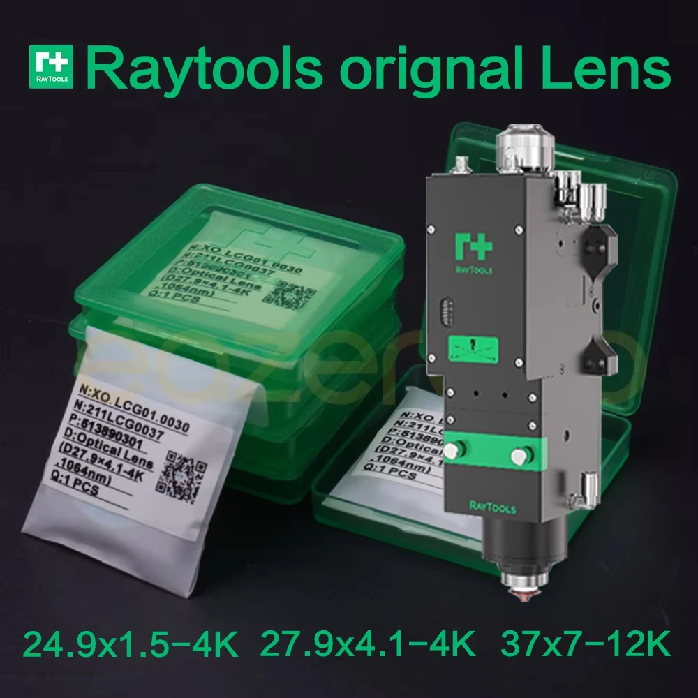 

Raytools Original Laser lens Fiber Laser Protection Windows 27.9x4.1 4kw 24.9x1.5 37x7 Protective Lens for Raytools Laser Head