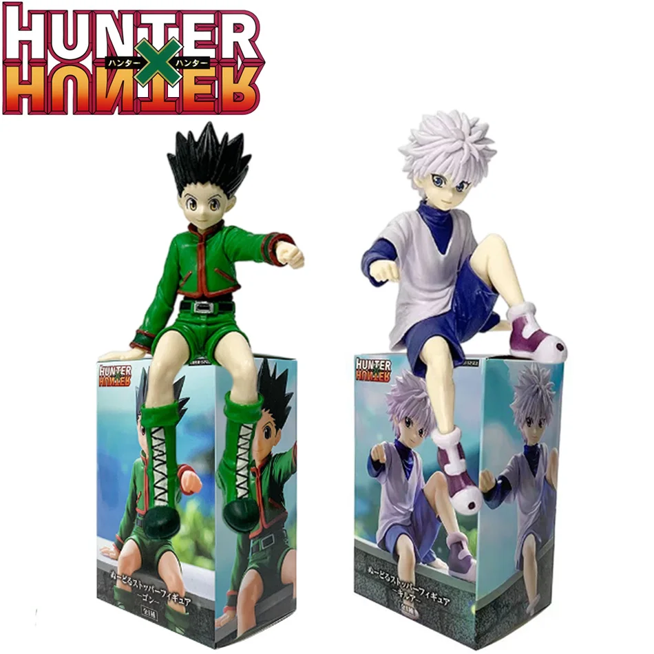 13Cm Hunter×Hunter Gon Killua Hunter X Hunter Gon Freecss Anime Figure Zoldyck Action Figure Figurine Model Car Ornaments Toys