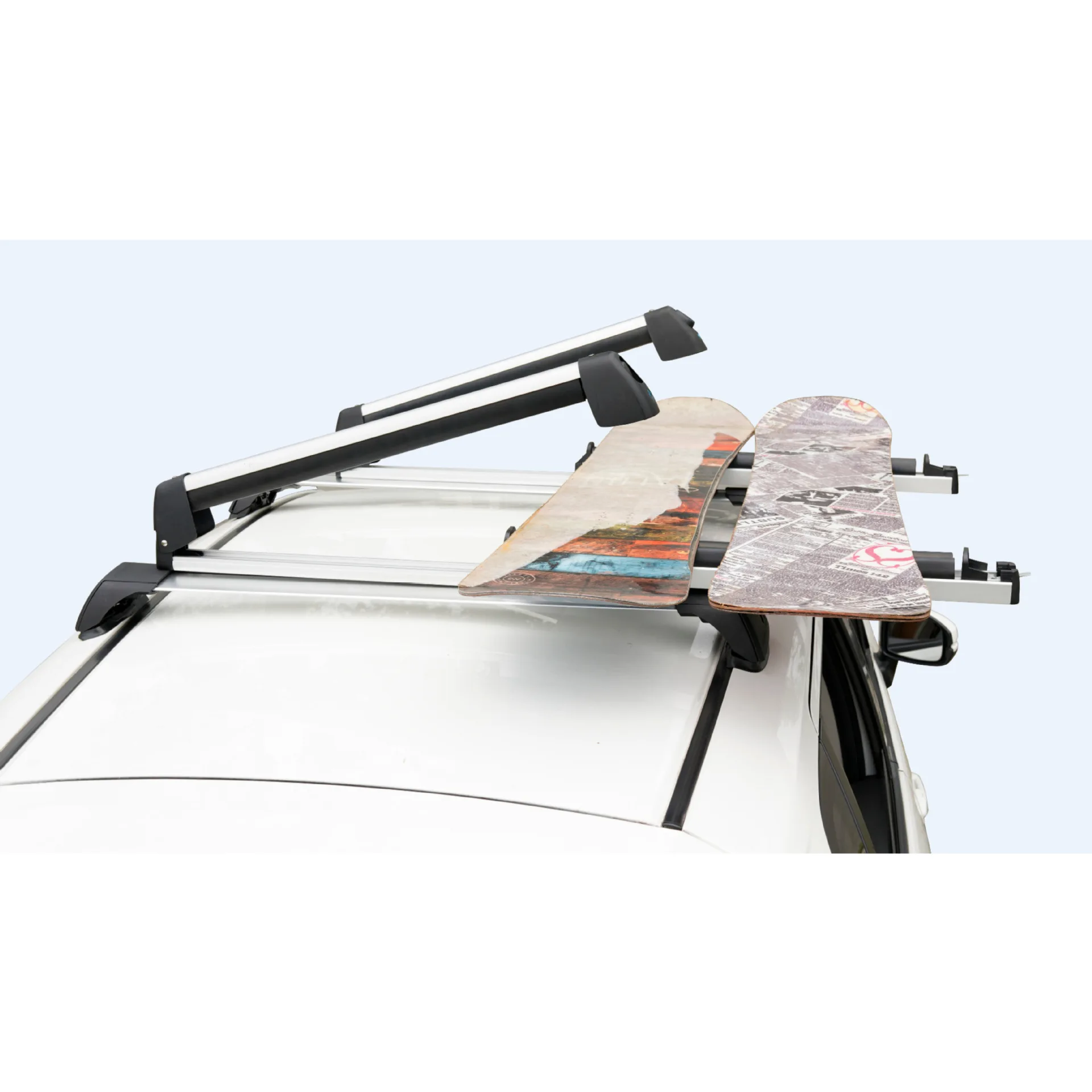 Winter Car Ski Snowboard Rack Aluminum Roof Rack Fixed Ski Snowboard Car Rack