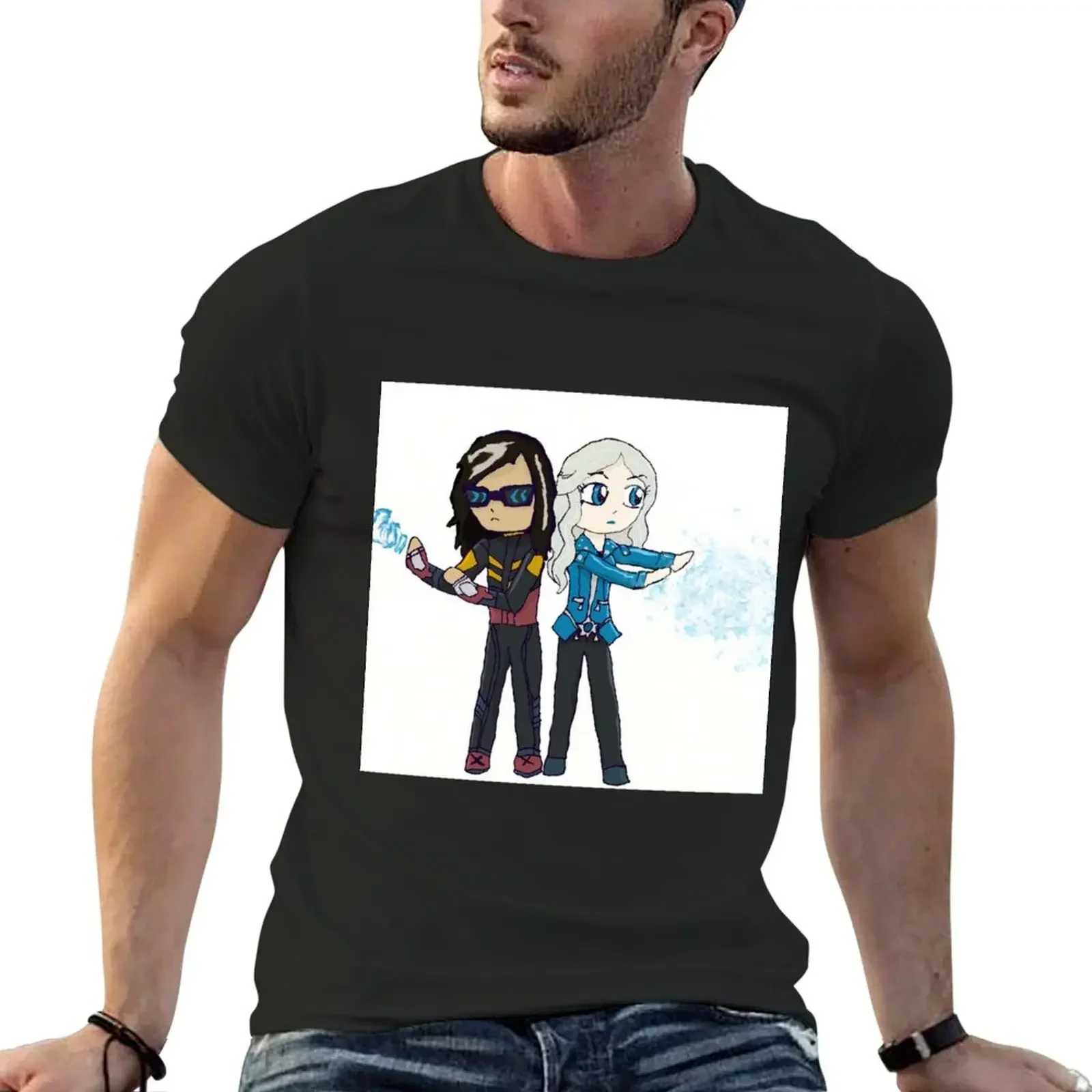 

Vibe and Killer Frost T-Shirt shirts graphic tee custom shirt t shirts for men cotton