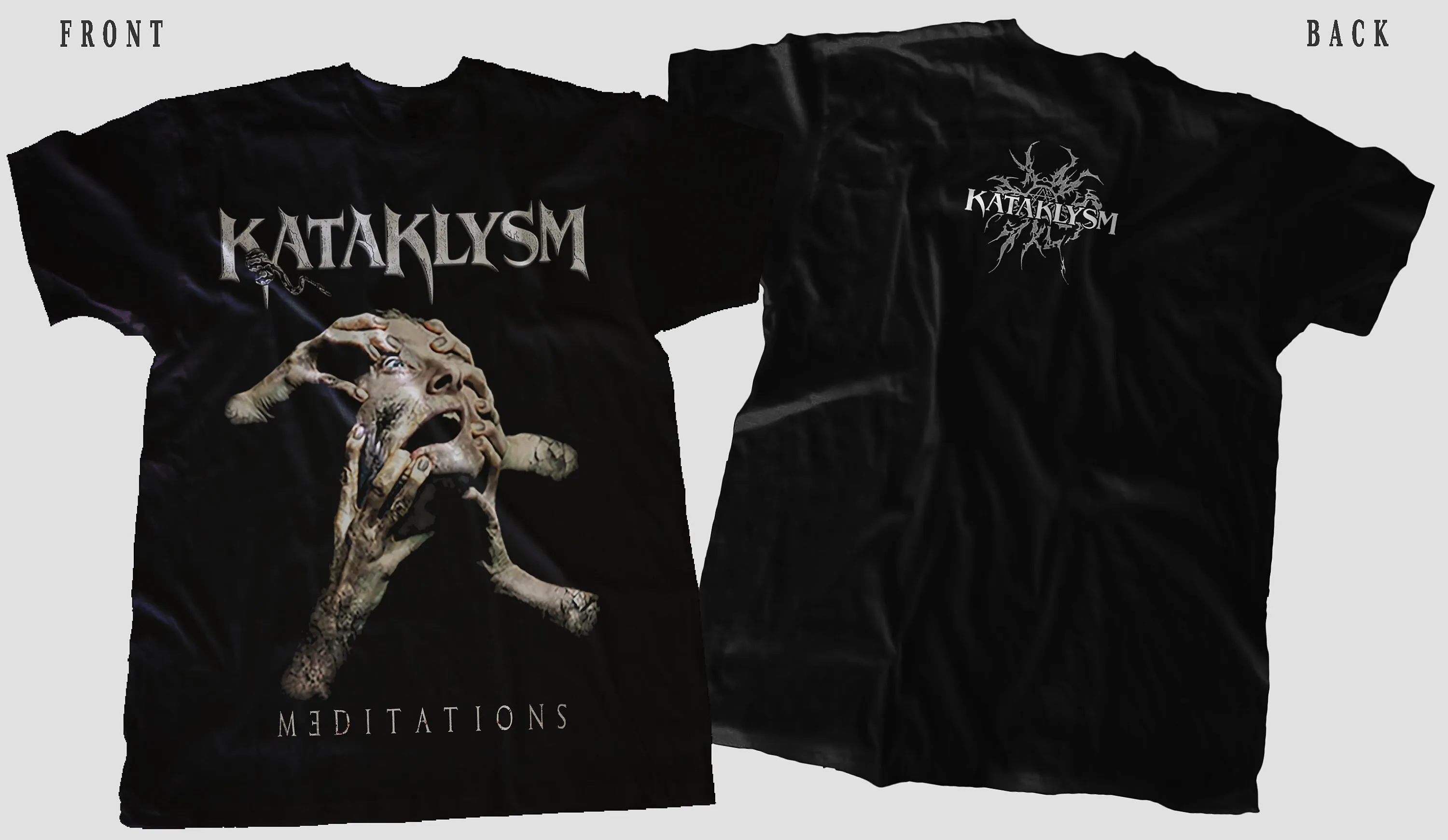 جديد Dtg مطبوعة تي شيرت Kataklysm التأمل حجم S M L Xl 2 3 4 5 6 7Xl