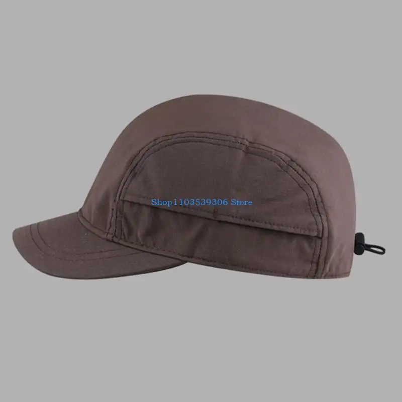 

400A Unisex Sun Hat Short Brim Baseball Hat Quick Drying Windproof Breathable Sunshade Hat for Outdoor Surprise Gift