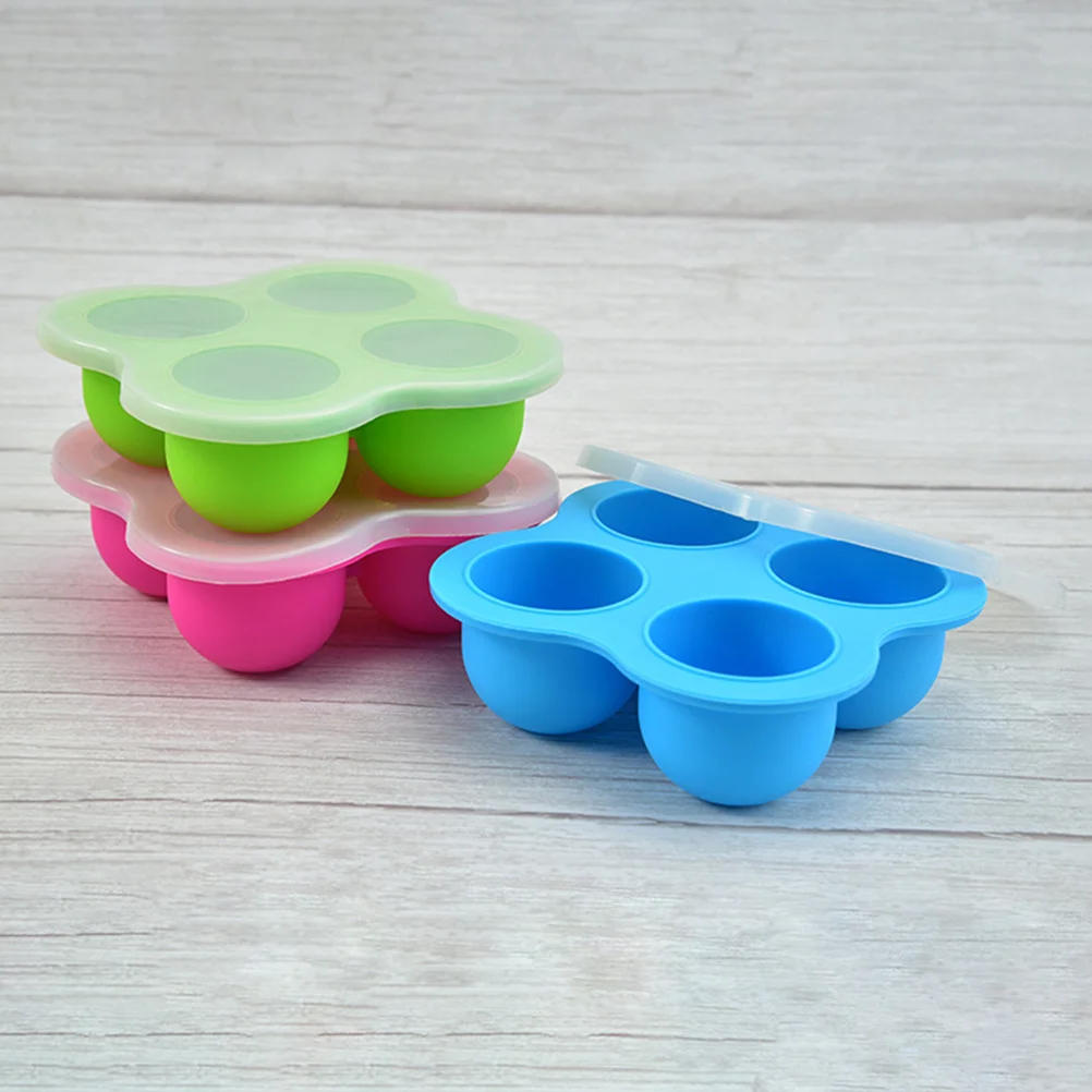 

Silicone Baby Food Storage Container Sealed Lid Baby Food Freezer Tray Fresh Keeping Box for Freezing Silicone Freezer Tray