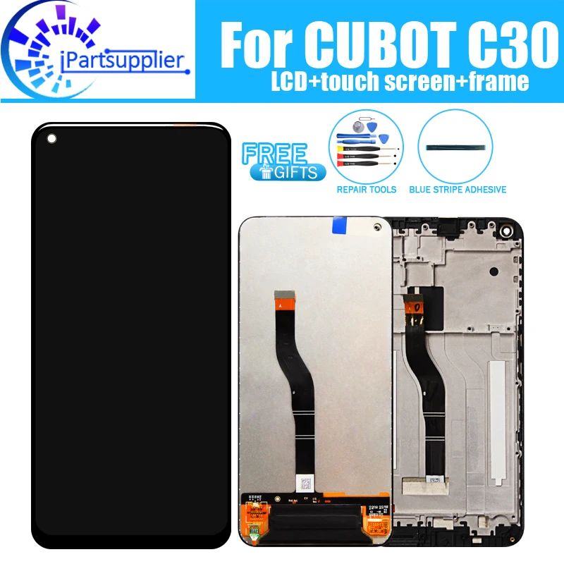 

CUBOT C30 LCD Display+Touch Screen 100% New Original LCD Digitizer Glass Panel Replacement for CUBOT C30+Tools.