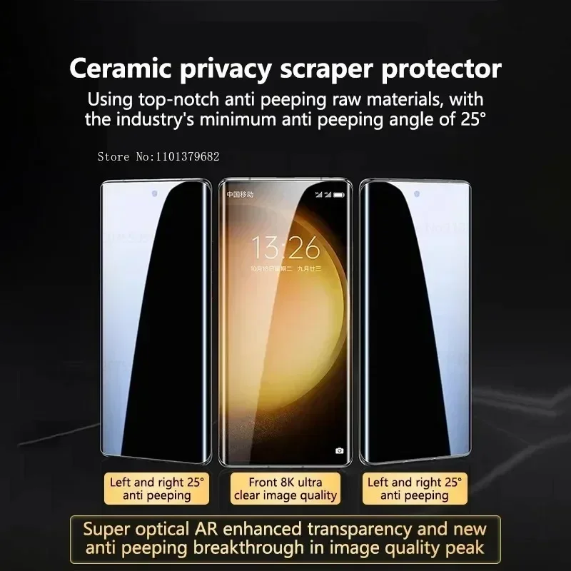 4PCS Anti Peeping Screen Protector For Xiaomi 14 Ultra 13 12 11 9 Pro Privacy Hydrogel Film For Xiaomi 13T 11T 10T Pro Lite 5G