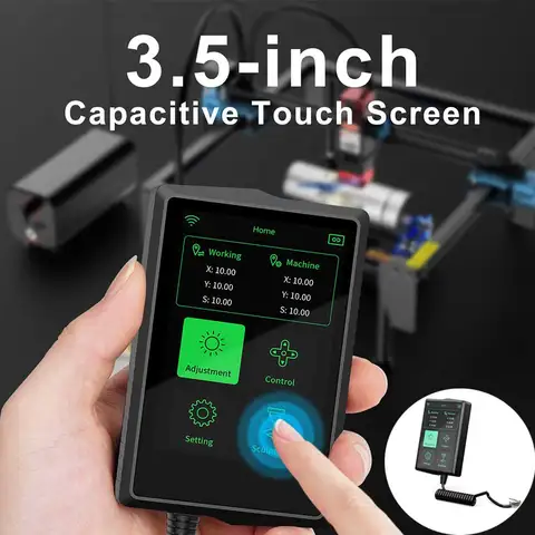 Twotrees 3.5 tela de toque portátil display portátil para TTS-55 pro TTS-10 pro TTS-20 pro gravador a laser tts controlador gravura