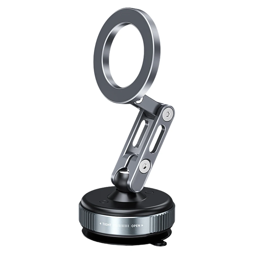 자석식 차량용 핸드폰 거치대 360도 회전 진공 흡착식 핸드폰 스탠드 아이폰 16/15/14/13/12 플러스/프로/맥스/미니용