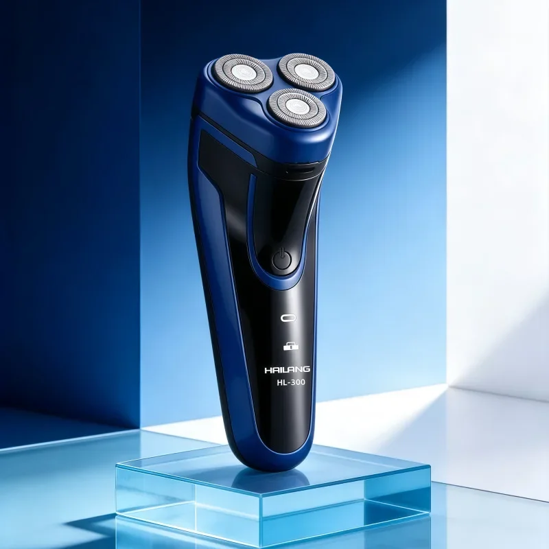Electric Shaver 1-hour Quick Charge for 60 Minutes’ Use Facial Shaver with Pop-up Trimmer Removable and Washable Shaving Head