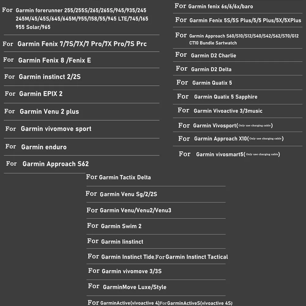 كابل محول 696 محمول 2 في 1 USB من النوع C لساعة Garmin سلك مضفر متين شحن سريع #2