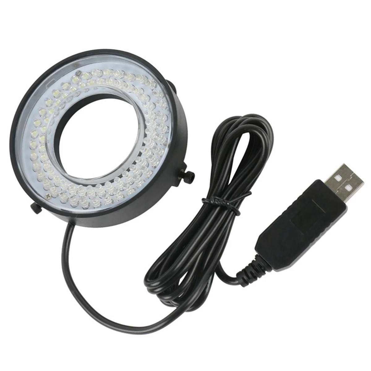 Lampada illuminatrice ad anello a LED per microscopio per fotocamera per microscopio industriale con luce circolare