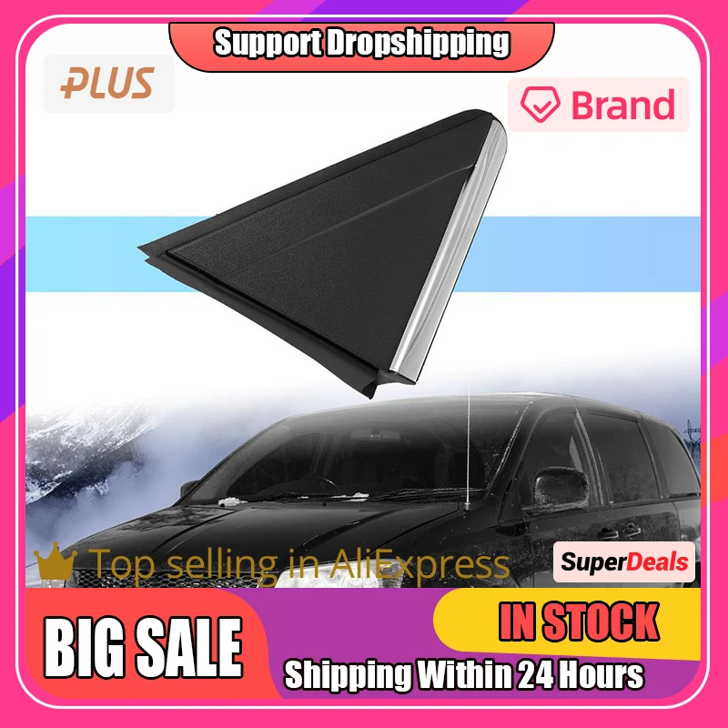 

Car Door Mirror Flag Applique Panel Side Mirror Cover 1BE421XFAB 1BE431XFAA Compatible For Town & Country Grand Carava-n Ram C/V