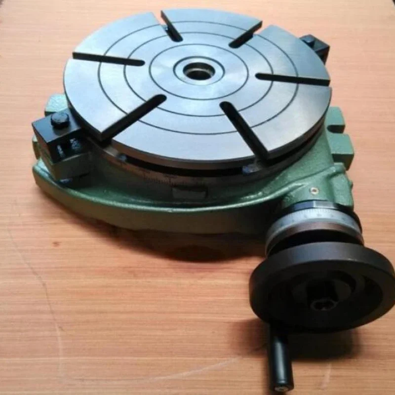 TS200A series 200mm milling machine rotary table rotary index plate horizontal fixed scale table