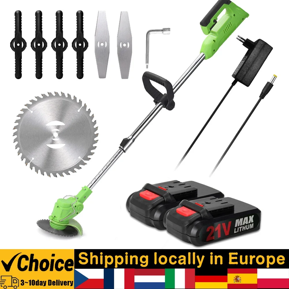 Tosaerba elettrico Batteria ricaricabile agli ioni di litio Tagliaerba a batteria Rilascio automatico Macchina per tagliare la casa da giardino domestico