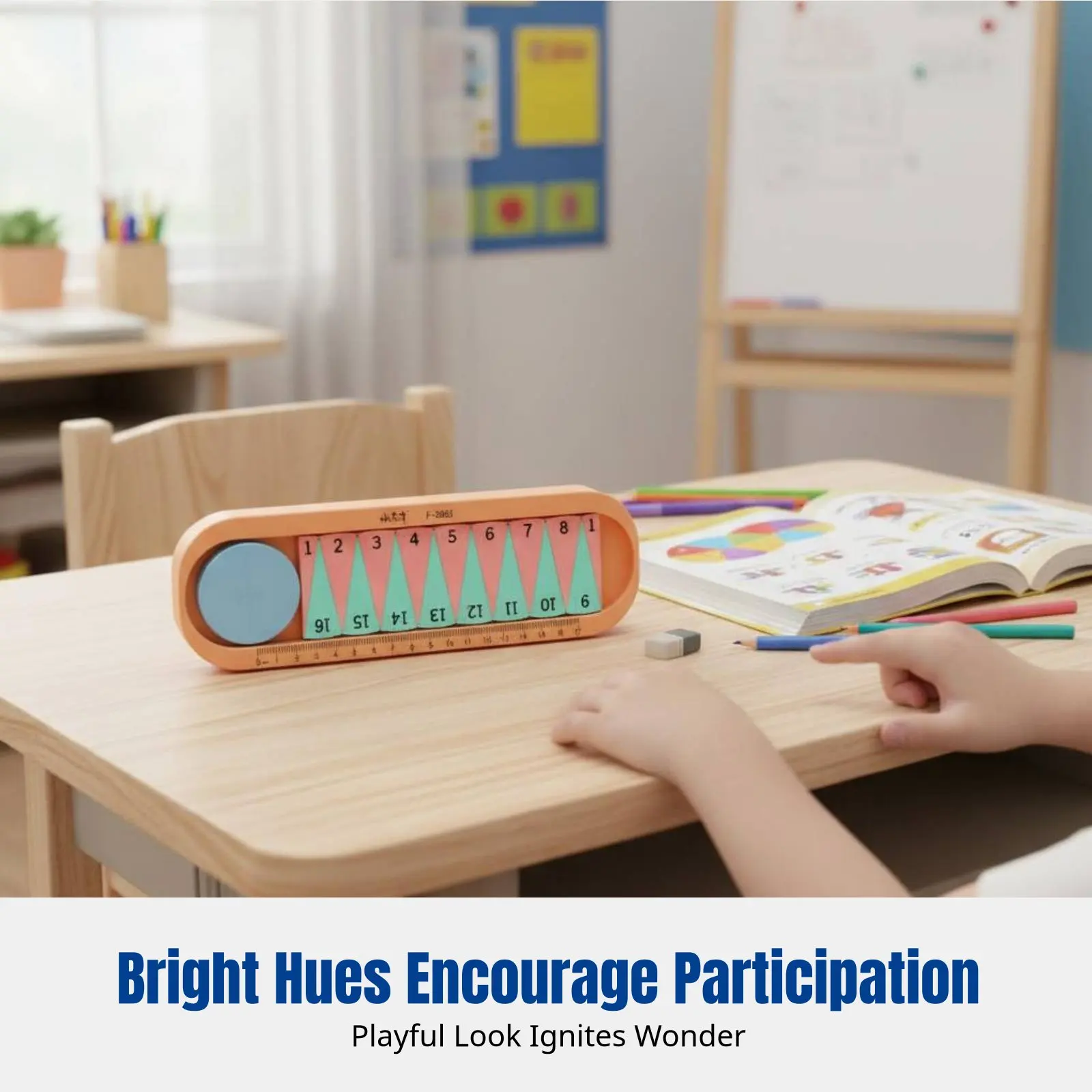 Math Teaching Aid for Grade 6, Circle Area Demonstrator, π Equation Derivation, 16-Segment Geometry Tool, School Classroom