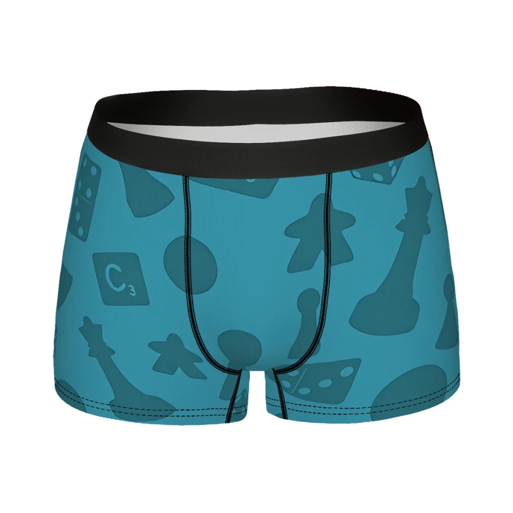 Board Game Counters Pattern Meeple Underpants Homme Panties Man Underwear Ventilate Shorts Boxer Briefs