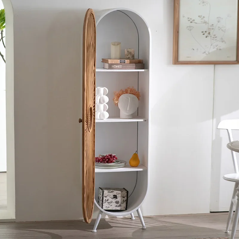 خزانة مدخل من الروطان الرعوي، إقامة منزلية ضيقة من الحديد المطاوع الأبيض الأمريكي متعدد الطبقات